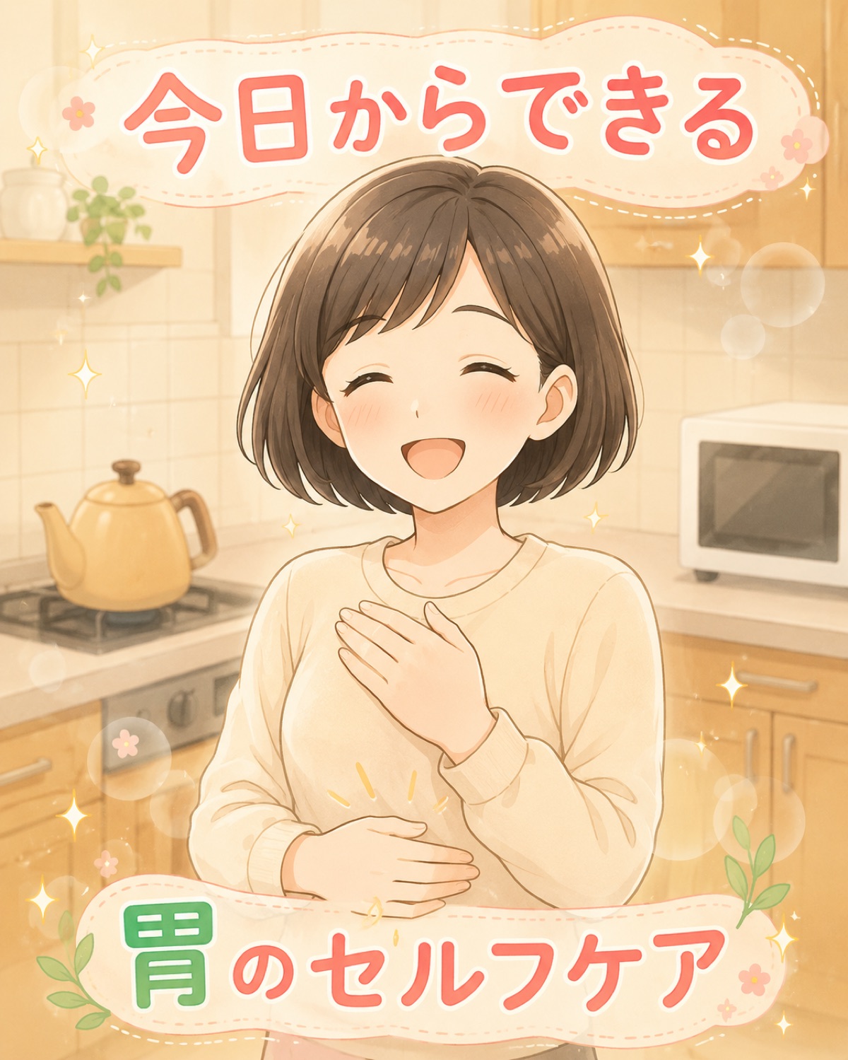 今日からできる胃のセルフケア ─ 食べ方を整える、3つのやさしい習慣