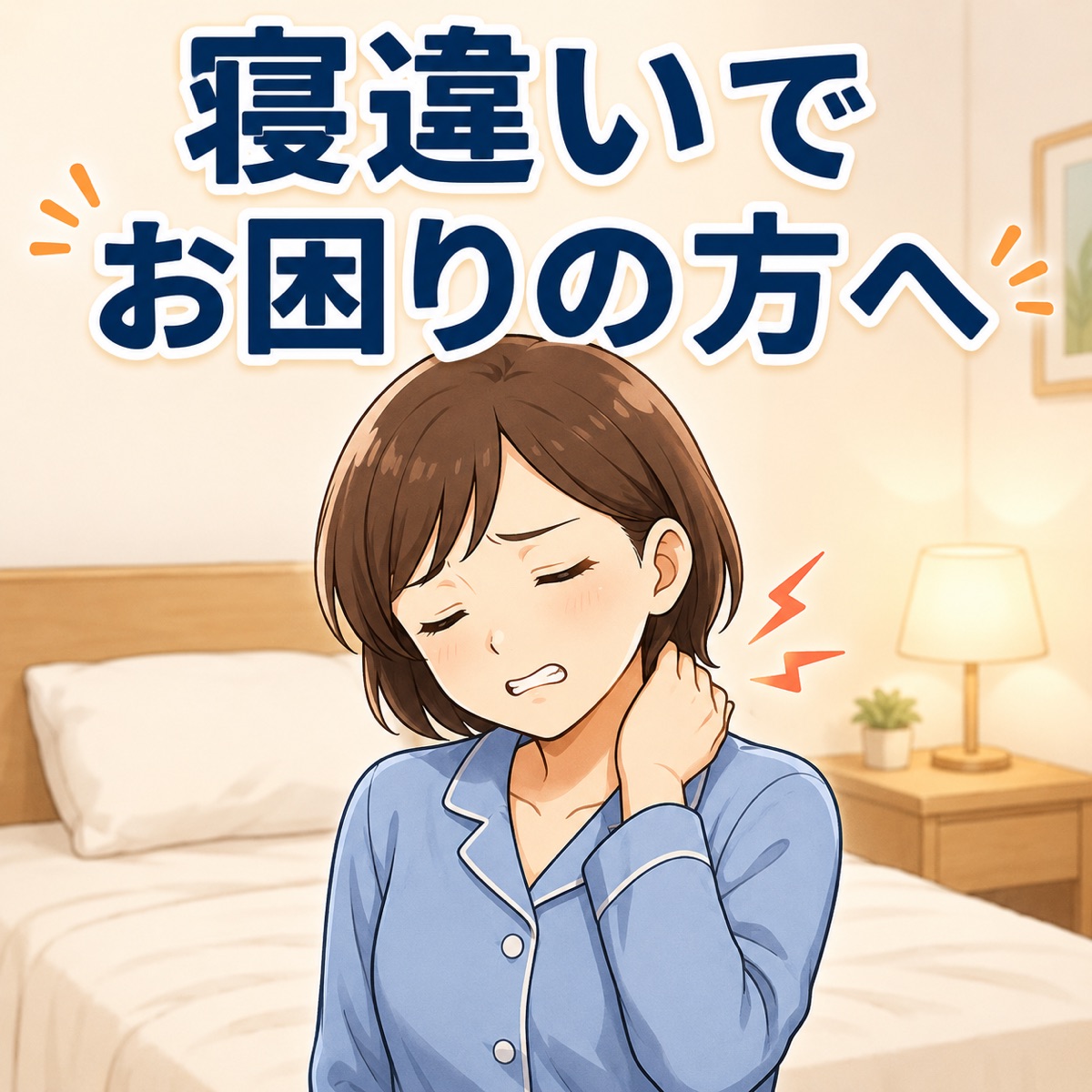 初夏に増える寝違えでお困りの方へ ─ 首だけじゃない、整体でみる本当の原因