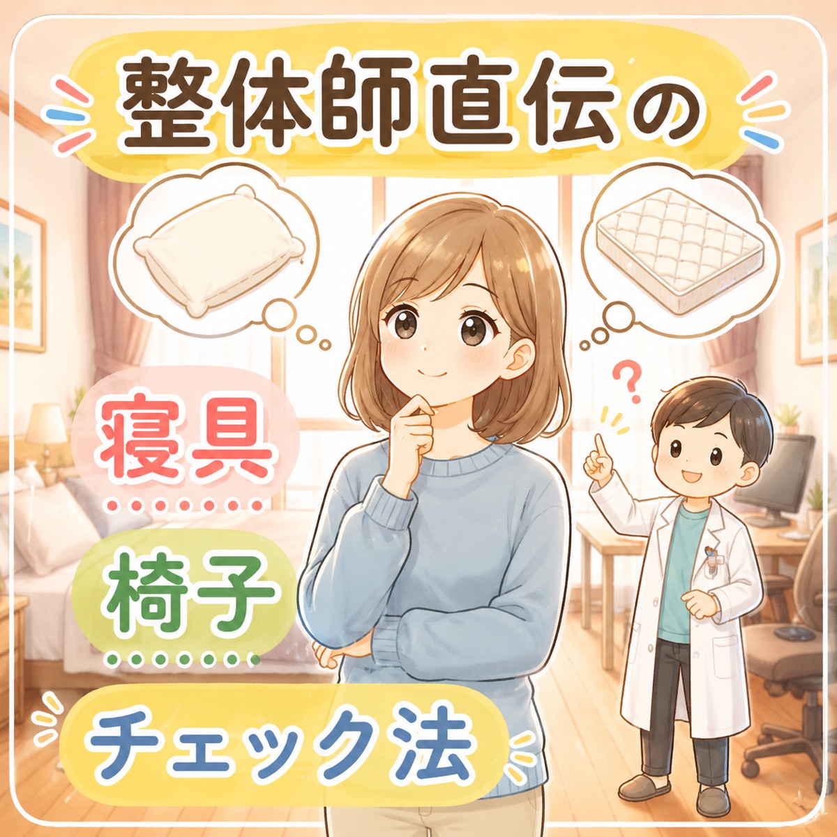 整体師直伝♪ 寝具・椅子の