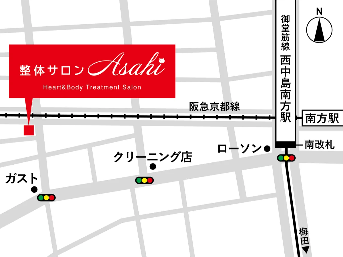 整体サロン Asahiの地図